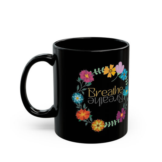 Mug 11 oz Black Breathe