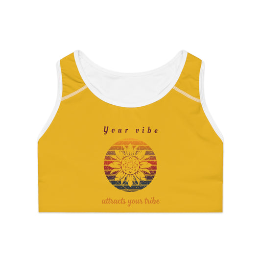 Sports Bra Your Vibe attracts your Tribe