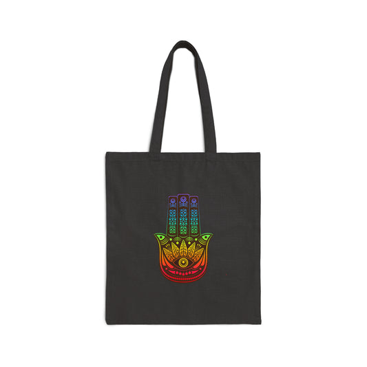 Tote Bag Hamsa Hand color