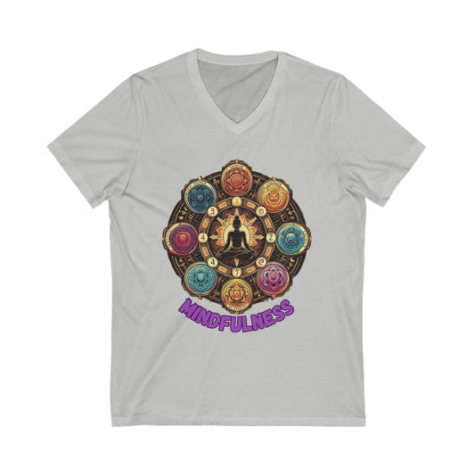 Unisex V-Neck Tee Mindfulness