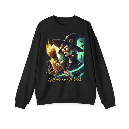 Drop Shoulder Sweatshirt Modern Witch