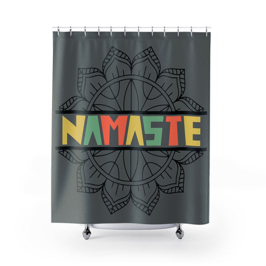 Shower Curtain Namaste