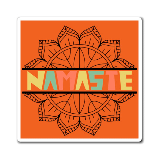 Magnet Mandala Namaste orange