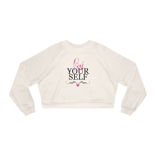 Cropped  Pullover Love yourself