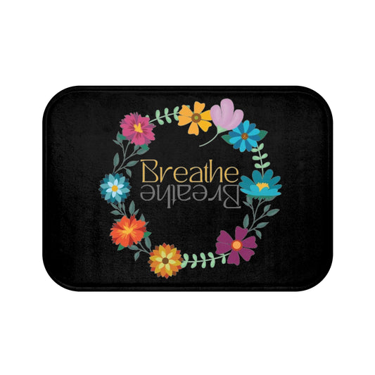 Bath Mat Breathe black