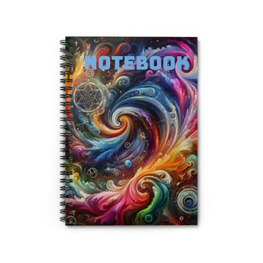 Notebook  colorful Waves