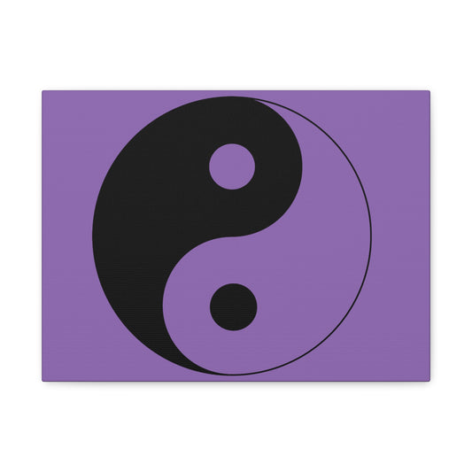 Canvas  Yin & Yang purple