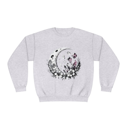 NuBlend® Crewneck Sweatshirt Moon with colored Gems