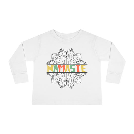 Toddler Long Sleeve Tee Namaste