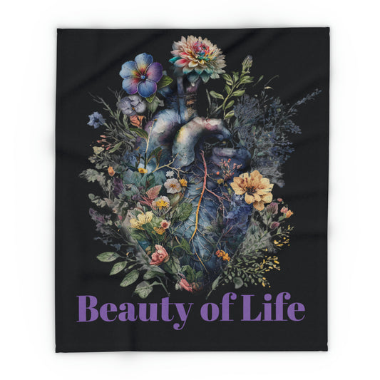 Fleece Blanket Beauty of Life