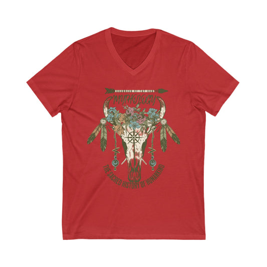 Unisex V-Neck Tee Mythology