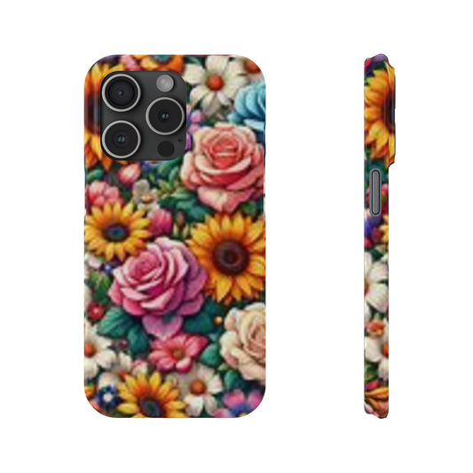 Slim  Cases Flower Power