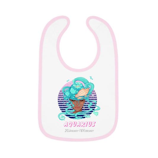 Baby Jersey Bib Aquarius female