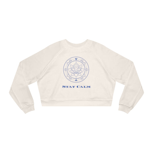 Cropped  Pullover Stay calm